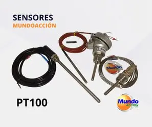Termocuplas y sensores PT100 Mundoacción