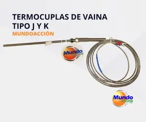 Termocuplas y sensores PT100 Mundoacción