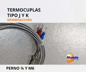 Termocuplas y sensores PT100 Mundoacción