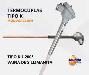 Termocuplas y sensores PT100 Mundoacción